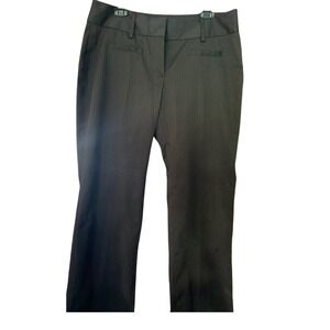 Cabi Pinstripe Dress Pants Size 12 Brown Career Wear‎ Trousers